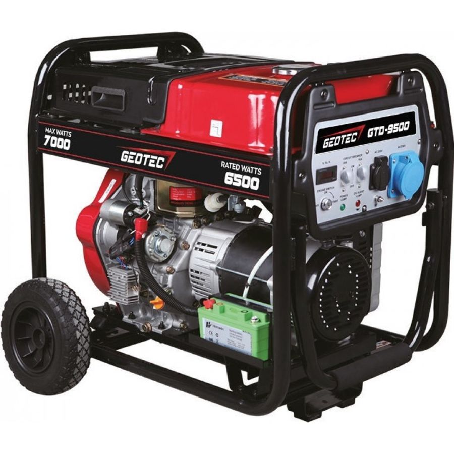 Three-phase diesel generator GEOTEC GTD-9500 With Electric Start